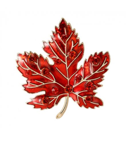 XSB175 - Maple Leaf Saree Brooch